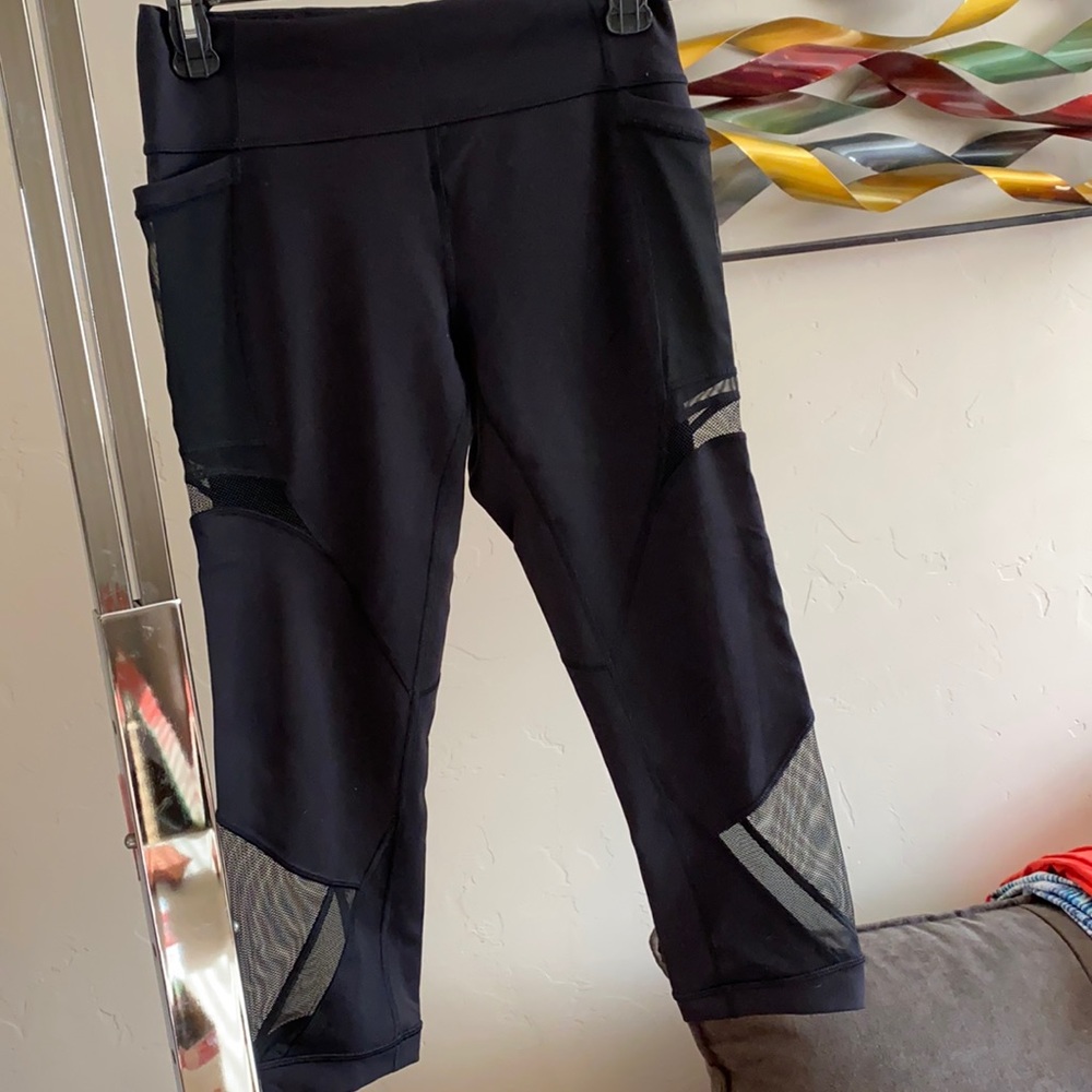 Lululemon Mesh Panel Leggings | Cropped